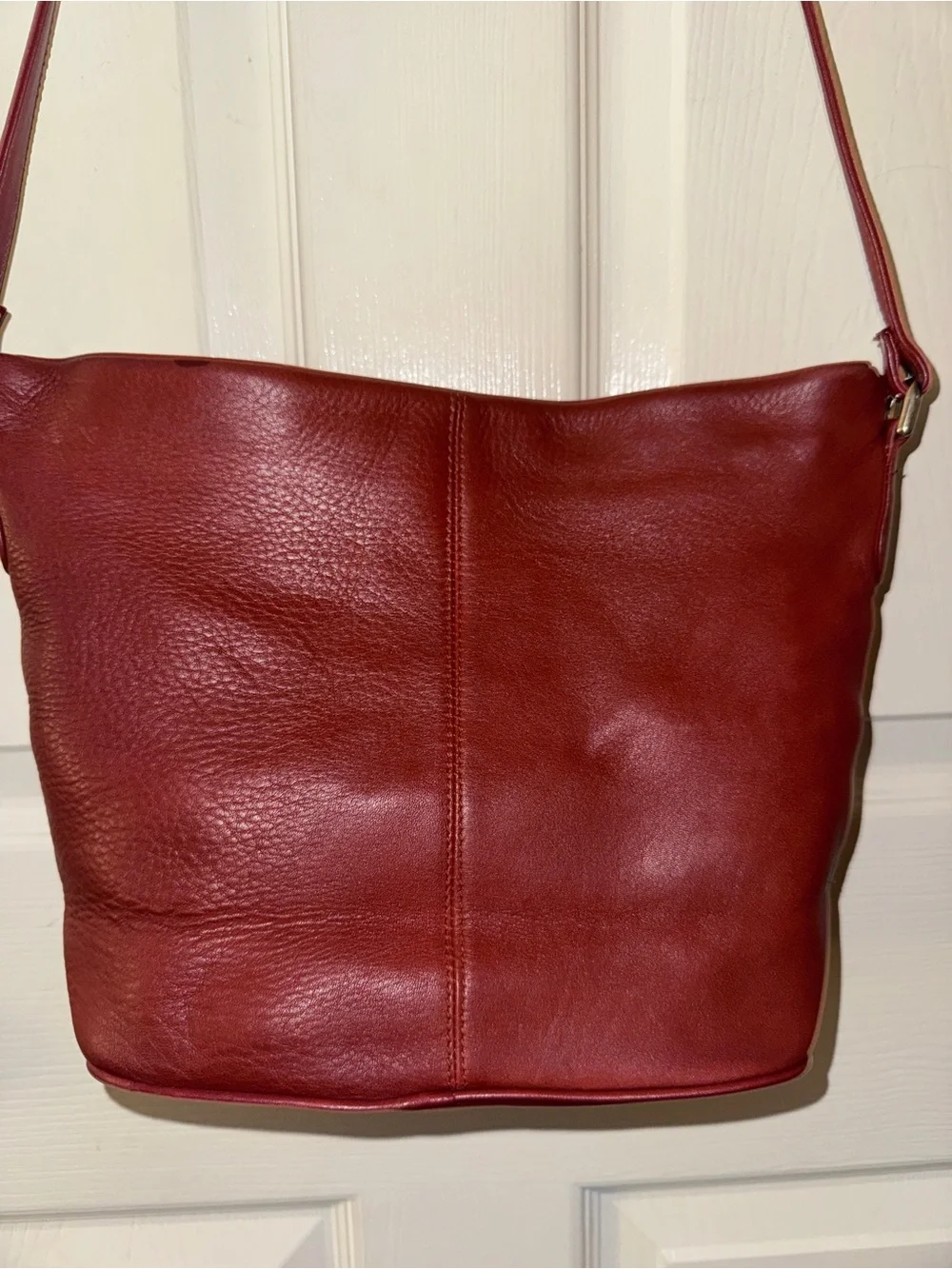 Vintage Etienne Aigner Brown Leather Crossbody Bag made in Korea
